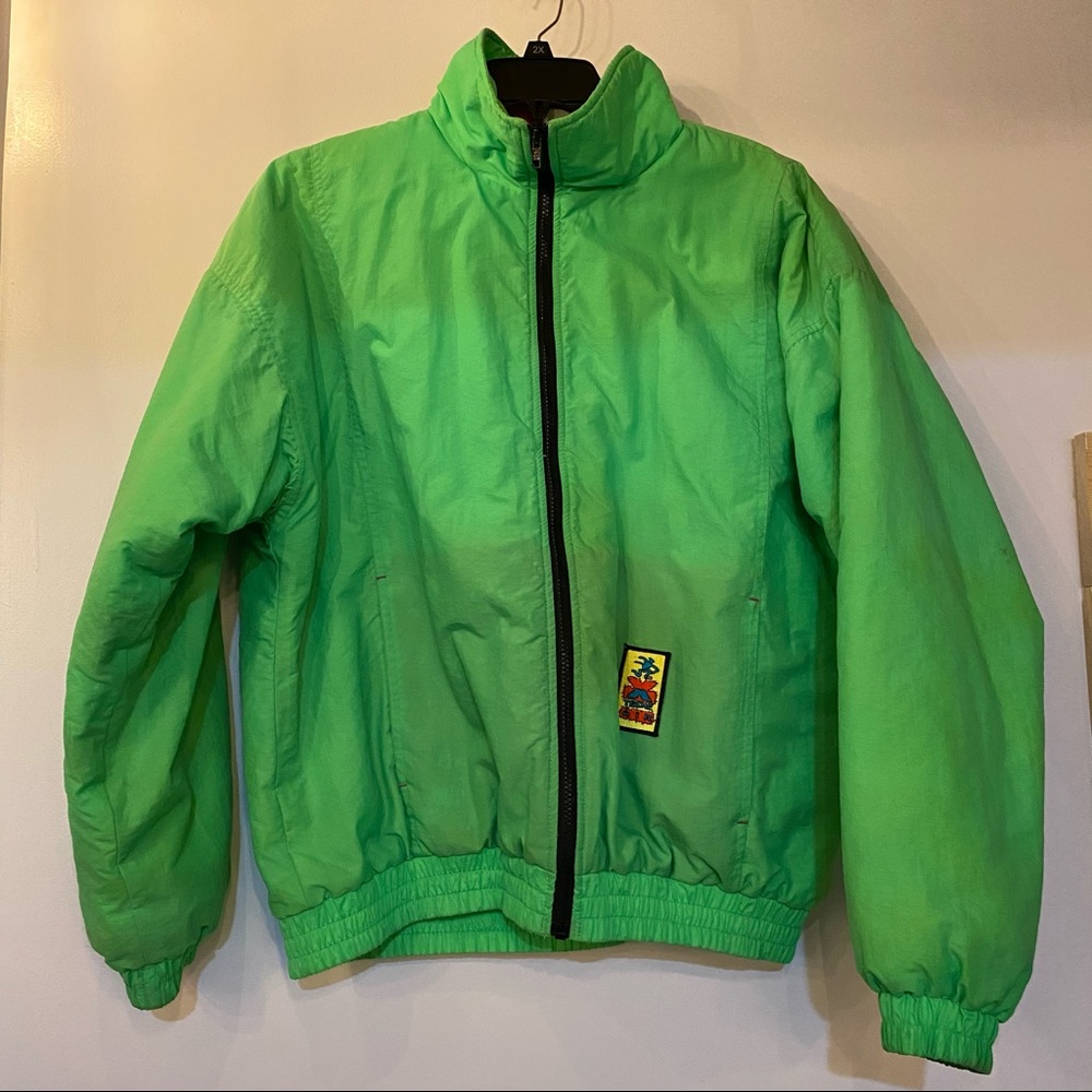 WINTER CLEAN OUT OFFER EXPIRES 3/14 -Ocean Pacifik neon green puffer jacket.